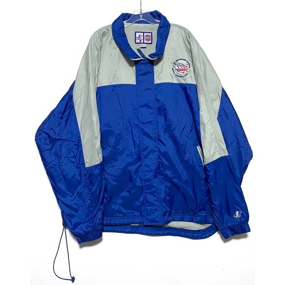 Vintage Super Bowl XXXVI Logo Athletic NFL Game Day Jacket 2002 New Orleans 2XL